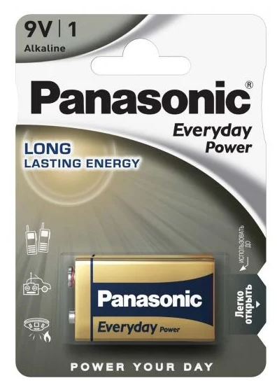 Батарейка Panasonic Everyday Power Крона/6LR61