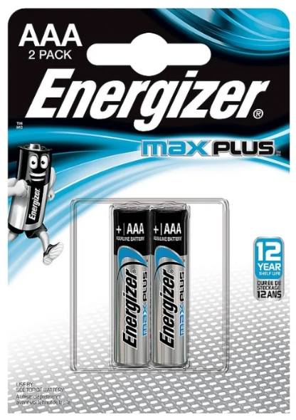 Батарейки Energizer AAA  LR03-2BL Max Plus (Maximum)